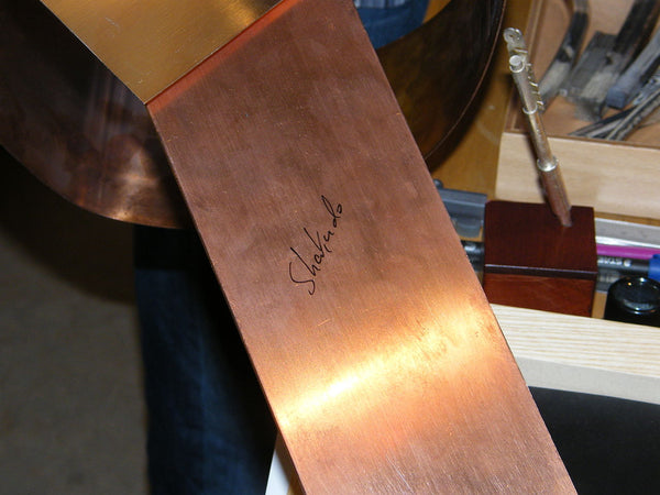 Shakudō, ein brillanter japanischer Metal