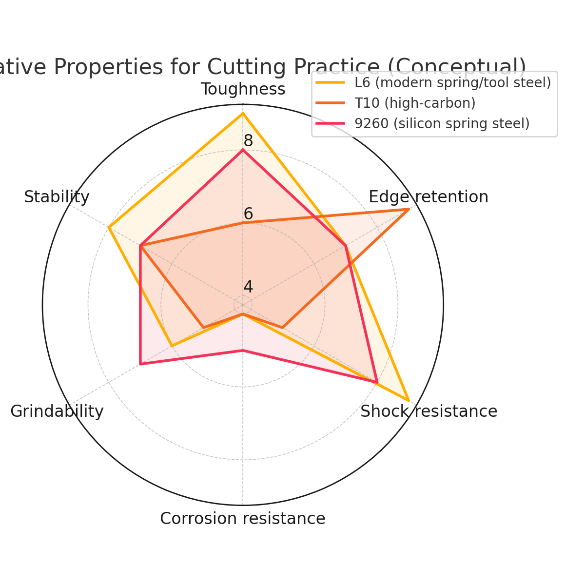 L6 Katana vs T10 vs 9260: What Actually Matters for Cutting Practice