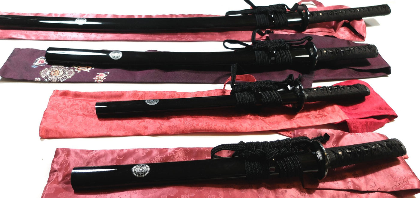Ensemble de tanto katana wakizashi héritage personnalisé
