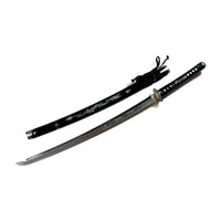 Dragon Katana with Horimono Blade and Mother-of-Pearl Saya