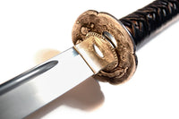 Katana with Brown Saya and Mokko Tsuba