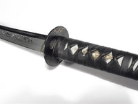 Katana with Engraved Dragon Blade and Gold Dragon Tsuba