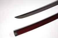 L6 Steel Kagum with Burgundy Saya