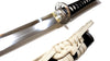 Silver Haidong jingum with White Sageo - high quality sword from Martialartswords.com