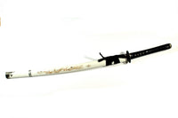 Korean dragon jingum with a white scabbard - high quality sword from Martialartswords.com